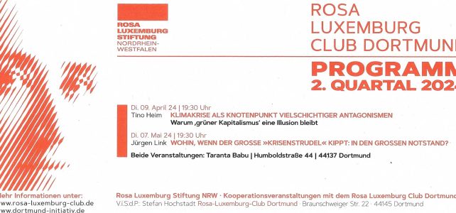 Rosa Luxemburg/ PROGRAMM 2. Quartal 24 Rosa Luxemburg/ PROGRAMM 2. Quartal 24